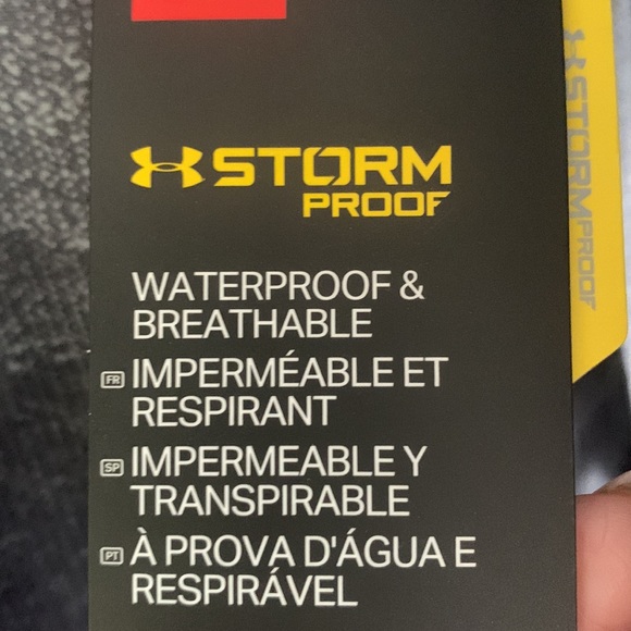 New Under Amour Men’s Camo Gray Primaloft Storm Jacket Size L - Picture 10 of 10